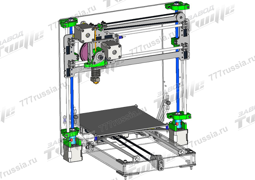 3D принтер на рельсах своими руками: описания и кейсы